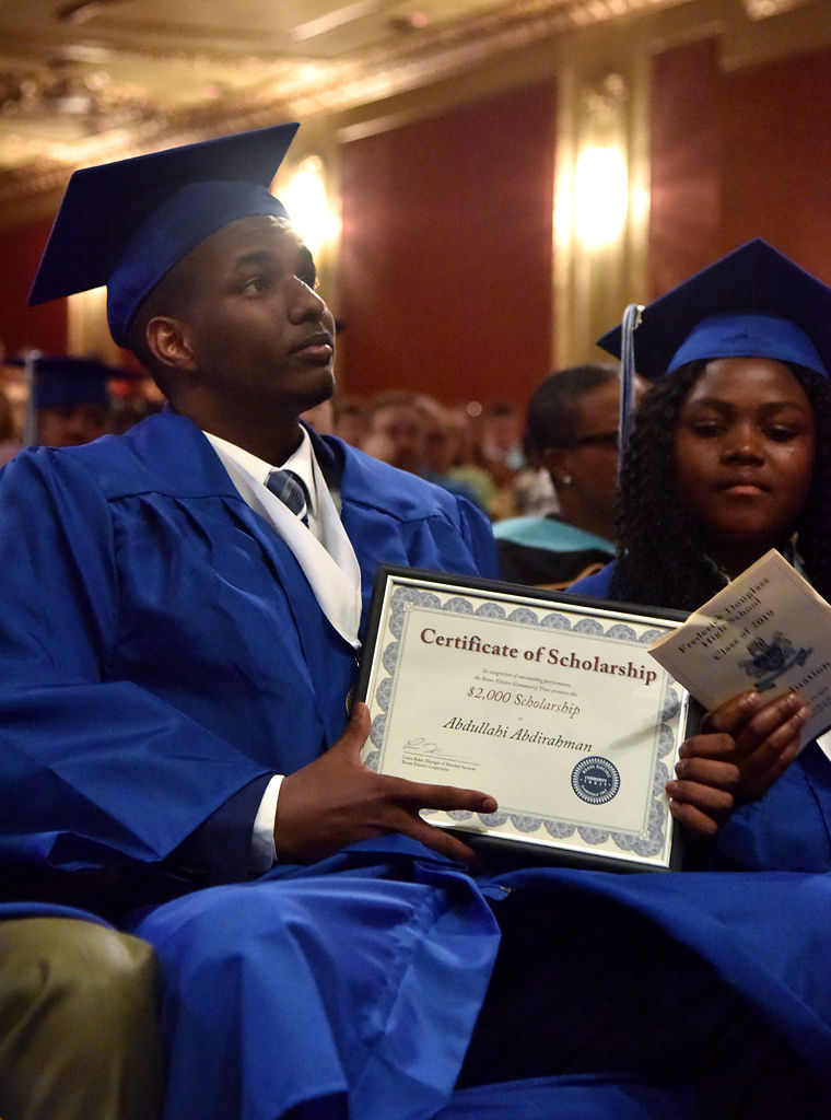 Abdullahi Abdirahman was awarded the Boone Electric Trust scholarship